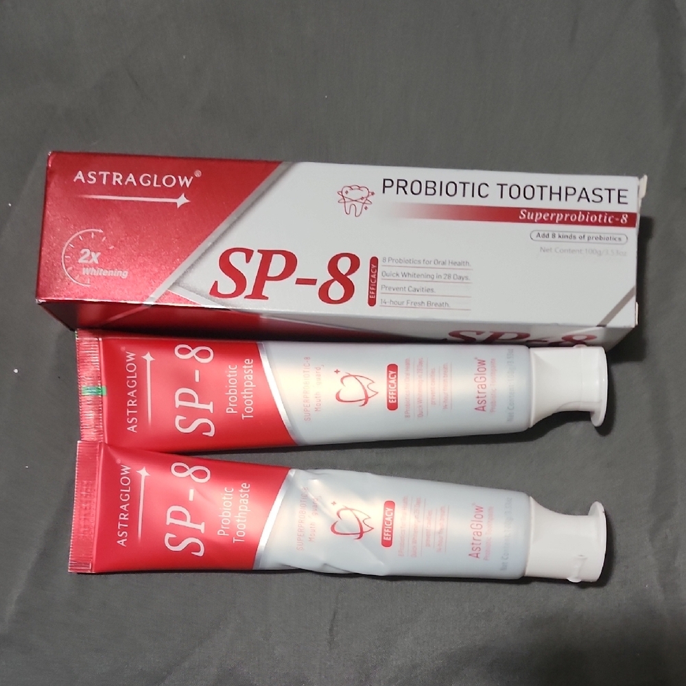 3 Astraglow Probiotic Toothpaste SP-8